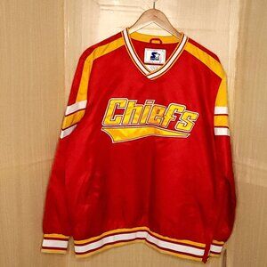 Starter New Kansas City Chiefs Red Windbreaker XL